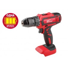 Аккум. дрель-шуруповерт WORTEX BD 1825-1 DLi в кор. ALL1 (18.0 В, БЕЗ АККУМУЛЯТОРА И ЗУ, 2 скор., 30 Нм, шурупы до 8 мм)