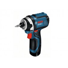 Аккум. ударный гайковерт BOSCH GDR 12V-105 L-BOXX (12.0 В, 2 акк., 2.0 А/ч Li-Ion, посадочн. квадрат внутр. шестигр. 1/4 