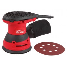 Эксцентриковая шлифмашина WORTEX RS 1235 E в кор. (320 Вт, 125 мм, 6000 - 13000 кол/мин, регул. об., Амплитуда колебаний, мм: 2,5)