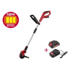Триммер аккум. WORTEX TB 2518 с акб и зу  ALL1 (18 В, телескоп.ручка, рег.угол  0-60°, полуавт.голова, 1,6мм*6м, с АКБ И ЗУ)