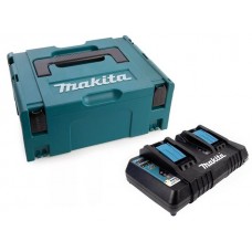Зарядное устройство MAKITA DC 18 RD MAKPAC (14.4 - 18.0 В, 9.0 А, быстрая зарядка, 2 гнезда)