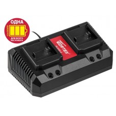 Зарядное устройство WORTEX FC 2120-2 ALL1 (18 В, 4.0 А + 4.0 A, 2 слота, быстрая зарядка)