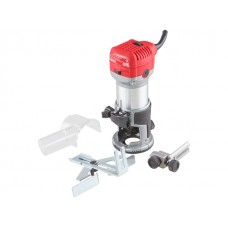 Фрезер кромочный WORTEX MM 5013-1 E в кор. + аксессуары (710 Вт, цанги 6 и 8 мм, 10000-30000 об/мин, регул. об.)