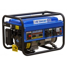 Электростанция (генератор бензиновый) ECO PE-3001RS (2.5 кВт, 230 В, бак 15.0 л, вес 36.5 кг) Электростанция (генератор бензиновый) ECO PE-3001RS (2.5 кВт, 230 В, бак 15.0 л, вес 36.5 кг)