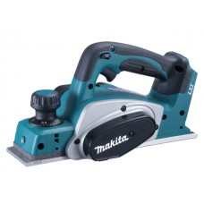 Аккум. рубанок MAKITA DKP 180 Z в кор. (18.0 В, БЕЗ АККУМУЛЯТОРА; 14.000 об/мин; ширина: 82 мм; макс.глубина: 2,5 мм; 3,4 кг.)
